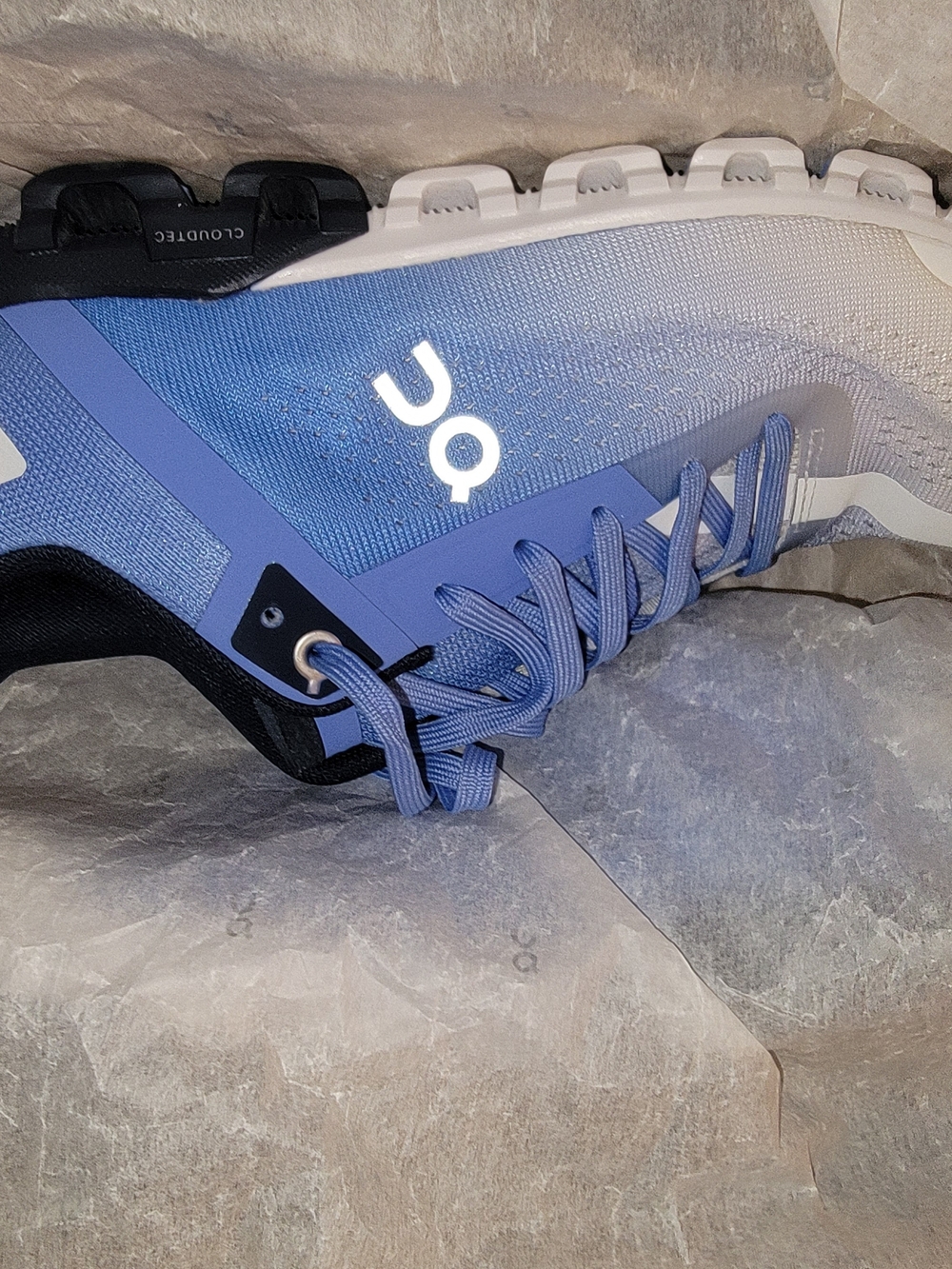 On Cloud Running Shoe in Periwinkle Blue